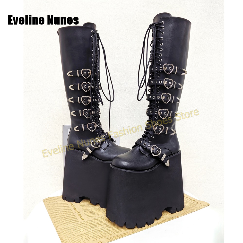 Y2K Gothic Lolita Tall Platfor - Street Fashion Y2K recension och pris