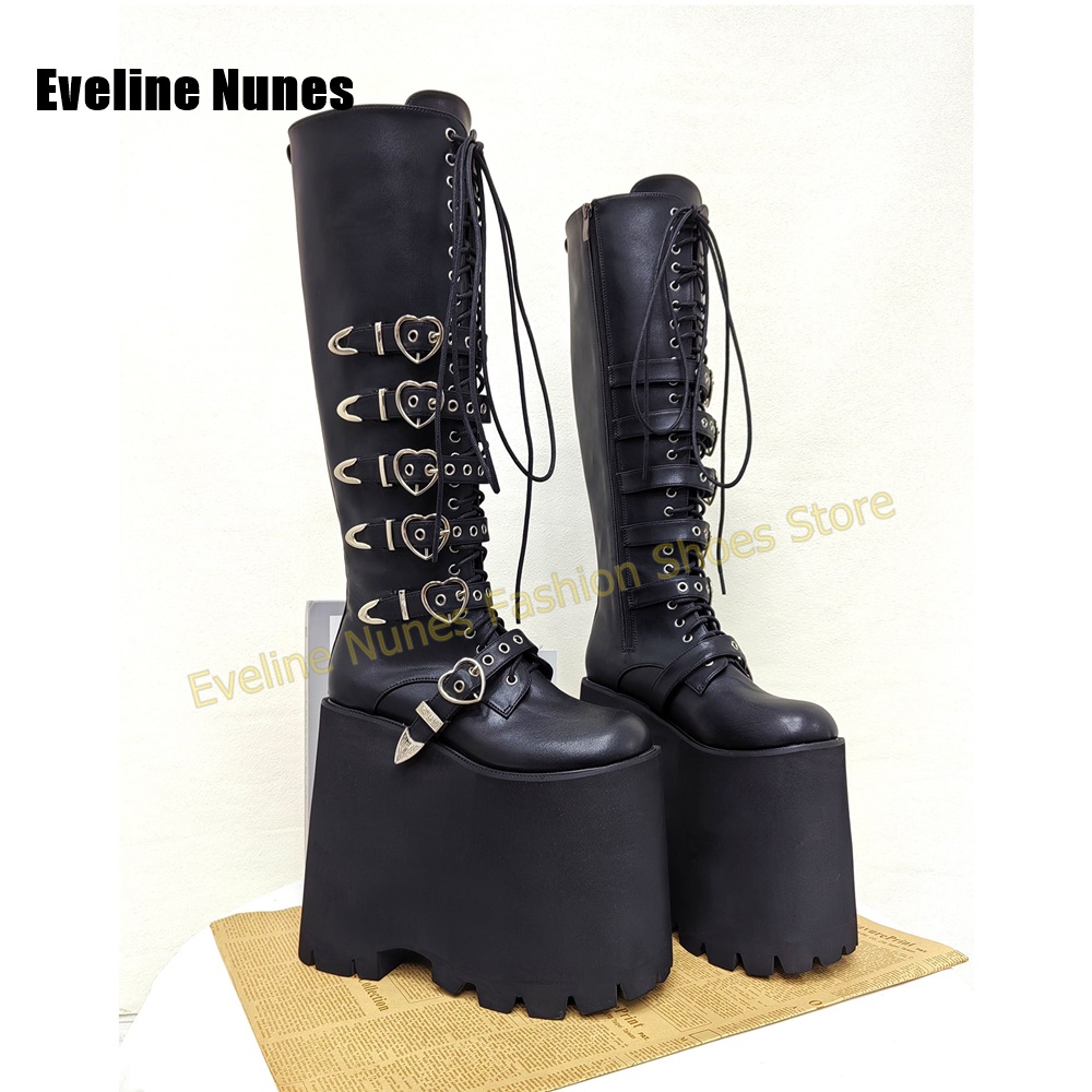 Y2K Gothic Lolita Tall Platfor - Street Fashion Y2K recension och pris