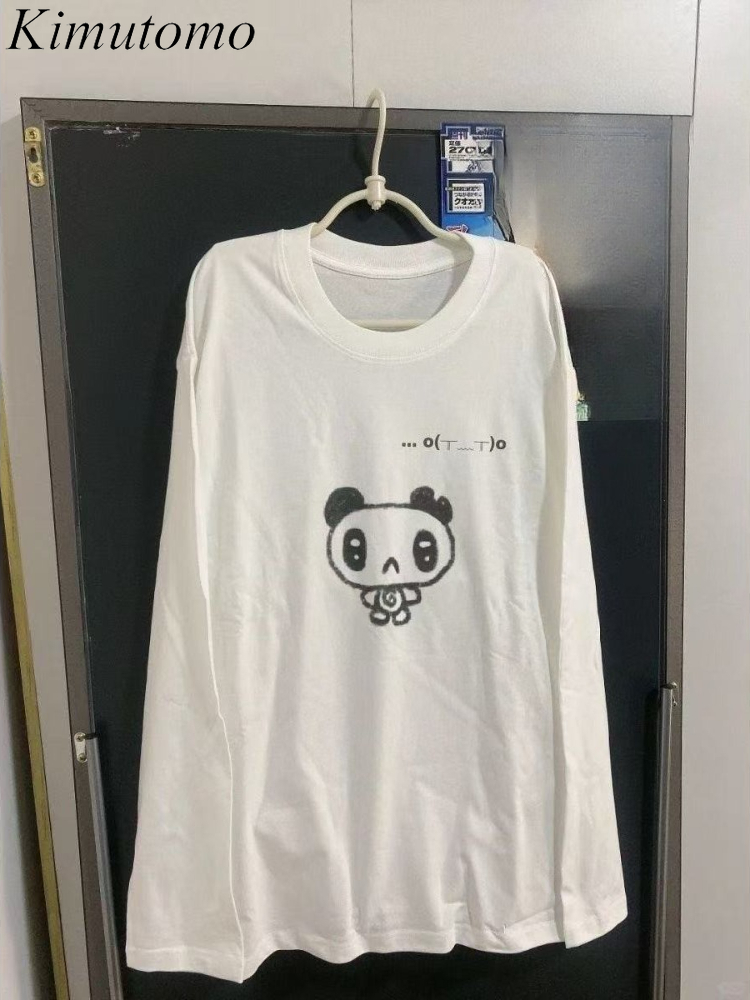Kimutomo T Shirts Women Cartoo - Street Fashion Y2K recension och pris